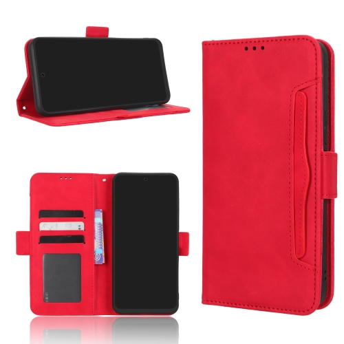 

For Tecno Pova Neo 2 Skin Feel Calf Texture Card Slots Leather Phone Case(Red)