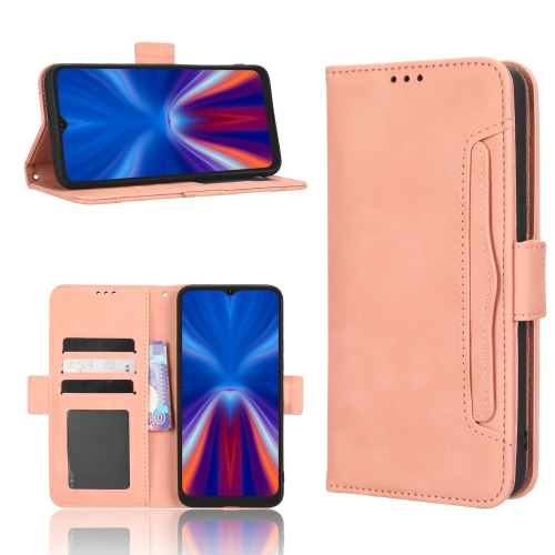 

For Umidigi G1 Skin Feel Calf Texture Card Slots Leather Phone Case(Pink)