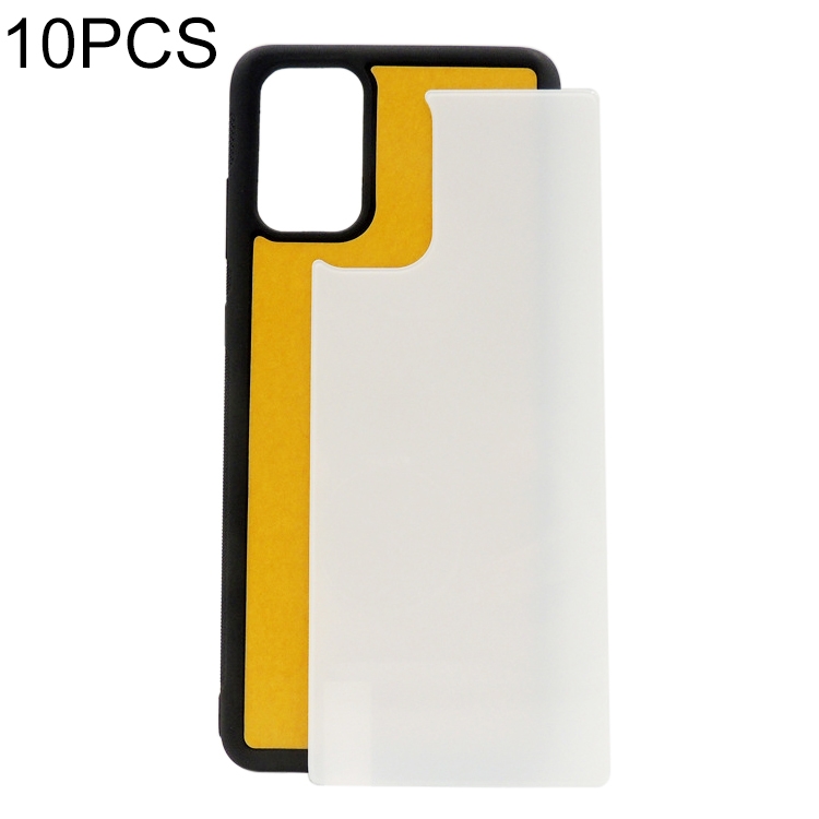

For Samsung Galaxy S20 10pcs Thermal Transfer Glass Phone Case(Black)