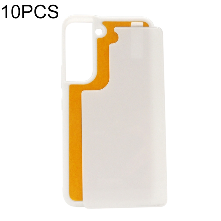 

For Samsung Galaxy S22+ 5G 10pcs Thermal Transfer Glass Phone Case(Transparent)