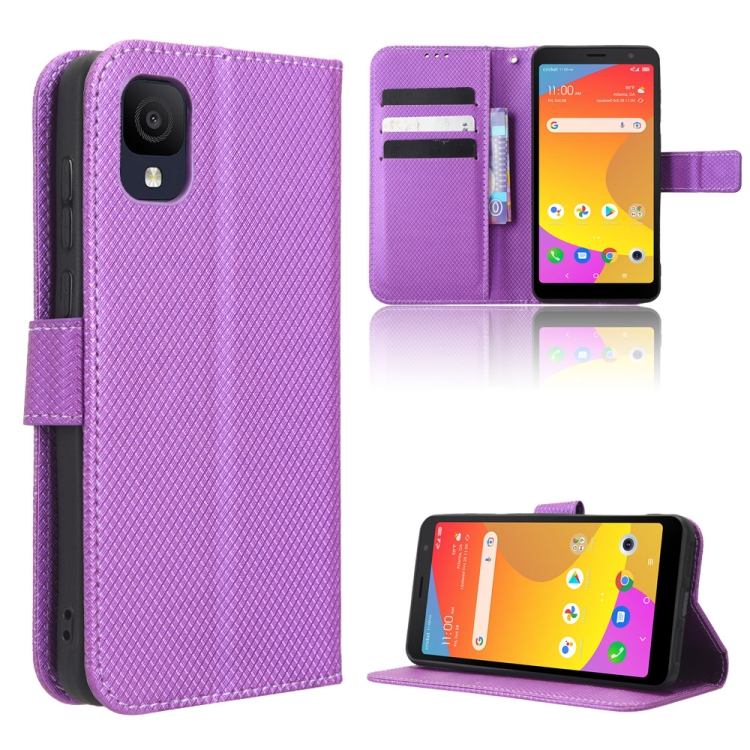 

For TCL ION Z Diamond Texture Leather Phone Case(Purple)