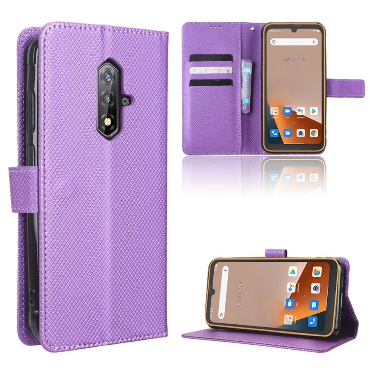 

For Blackview BV5200 Diamond Texture Leather Phone Case(Purple)