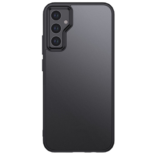 

For Samsung Galaxy A34 Armor Clear TPU Hard PC Phone Case(Matte Black)