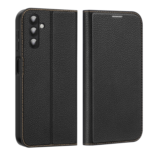 

For Samsung Galaxy A14 5G / A14 4G DUX DUCIS Skin X2 Series Horizontal Flip Leather Phone Case(Black)