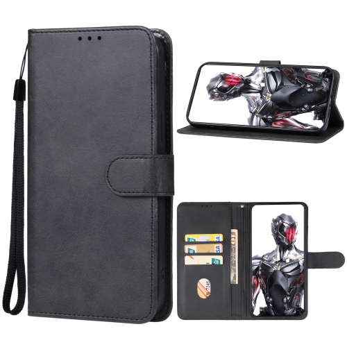 

For ZTE nubia Red Magic 8 Pro+ Leather Phone Case(Black)