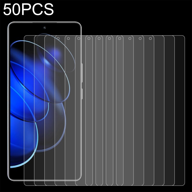 

For Honor 80 GT 50pcs 0.26mm 9H 2.5D Tempered Glass Film