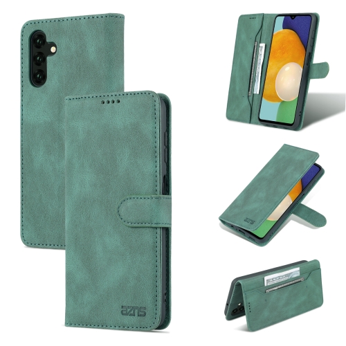 

For Samsung Galaxy A14 5G AZNS Dream II Skin Feel Horizontal Flip Leather Phone Case(Green)