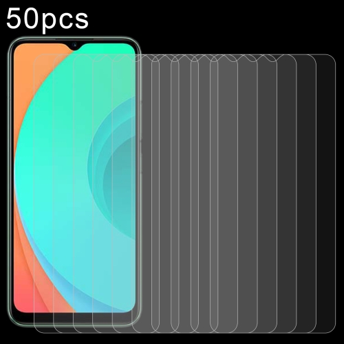 

For Infinix Smart 7 50pcs 0.26mm 9H 2.5D Tempered Glass Film