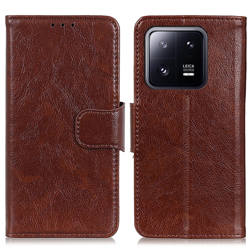 

For Xiaomi 13 Pro Nappa Texture Leather Phone Case(Brown)