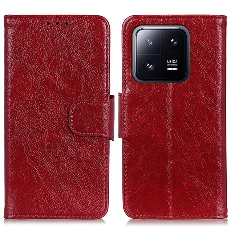 

For Xiaomi 13 Nappa Texture Leather Phone Case(Red)