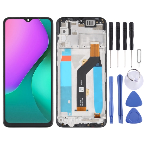 Écran LCD OEM pour infinix Hot 10 Play/Smart 5 India Digitizer Assemblage complet avec cadre