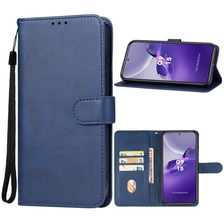 

For Samsung Galaxy A24 5G Leather Phone Case(Blue)
