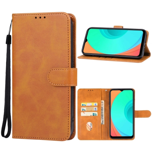 

For Infinix Smart 7 Leather Phone Case(Brown)