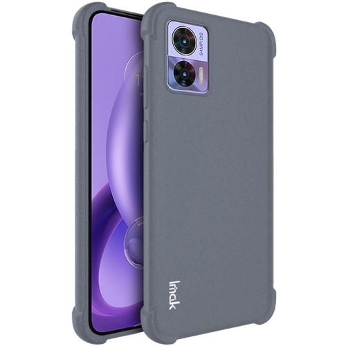 

For Motorola Edge 30 Neo 5G imak Shockproof Airbag TPU Phone Case(Matte Grey)