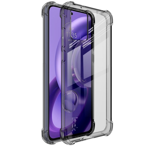 

For Motorola Edge 30 Neo 5G imak Shockproof Airbag TPU Phone Case(Transparent Black)