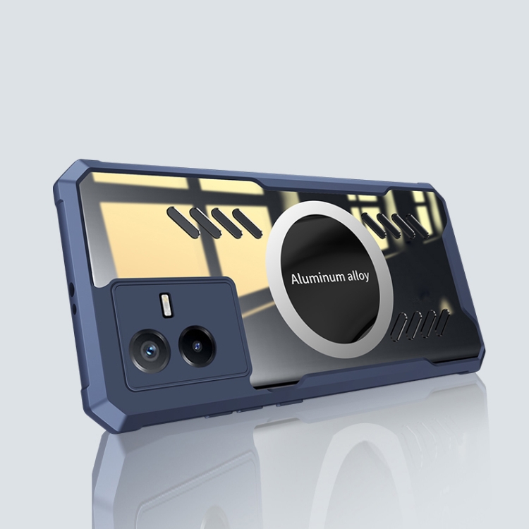 

For vivo iQOO T2X Gaming Cooling Phone Case(Blue)