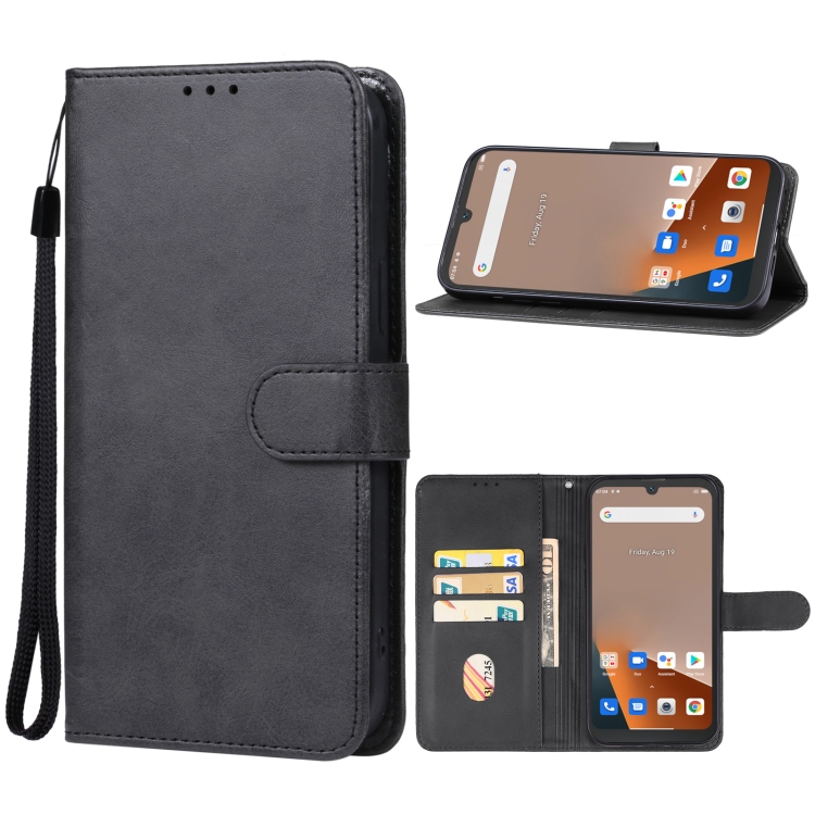 

For Blackview BV5200 Pro Leather Phone Case(Black)