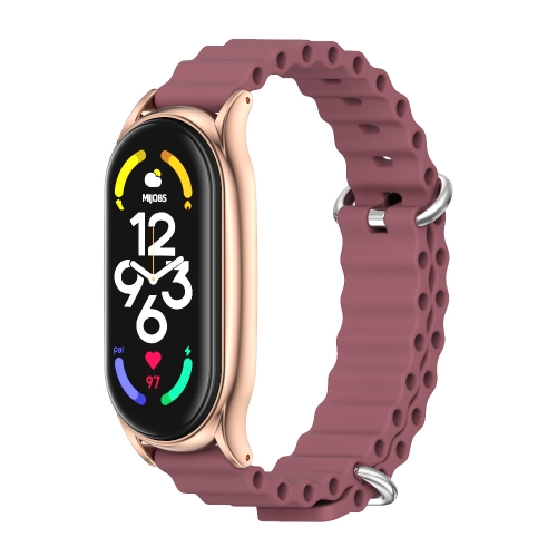 Correa de reloj para Xiaomi Mi Band 7 6 Nfc Pulsera de silicona