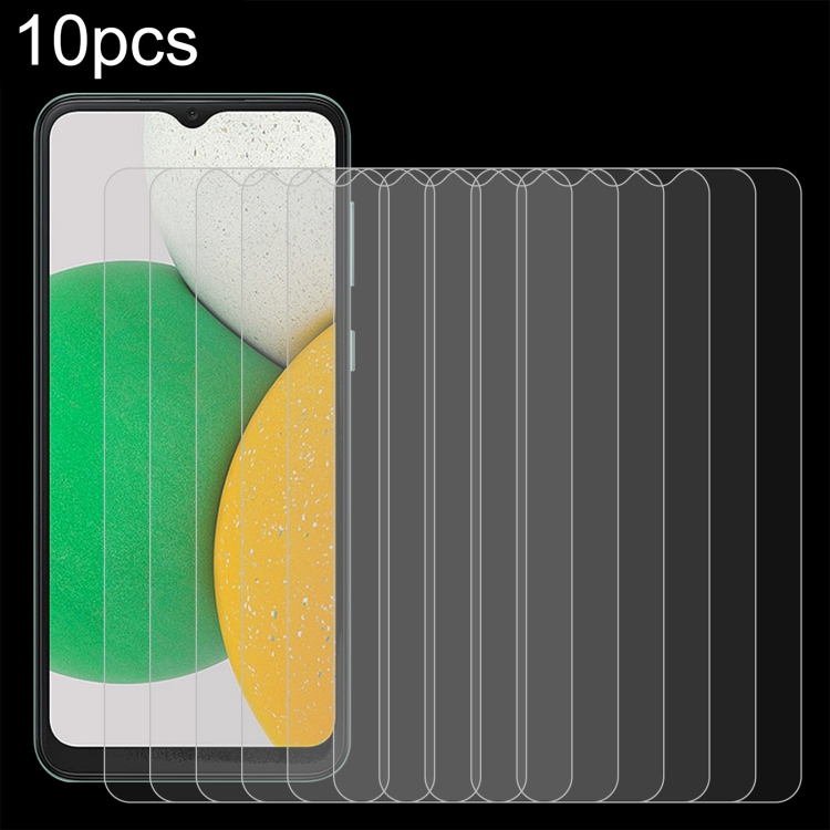 

For Samsung Galaxy A04 Core 10pcs 0.26mm 9H 2.5D Tempered Glass Film