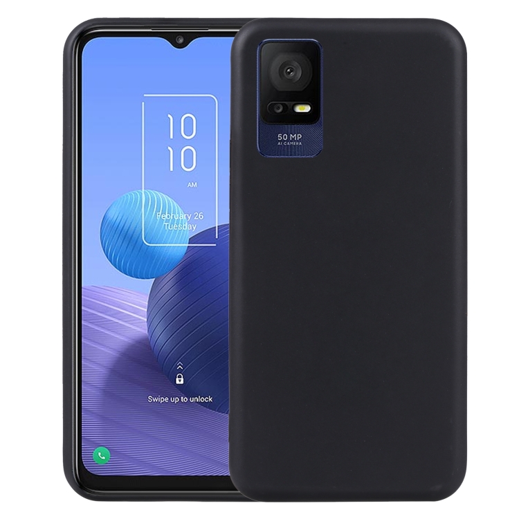 

For TCL 408 TPU Phone Case(Black)