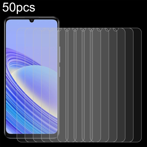 

For TCL 40 SE 50pcs 0.26mm 9H 2.5D Tempered Glass Film