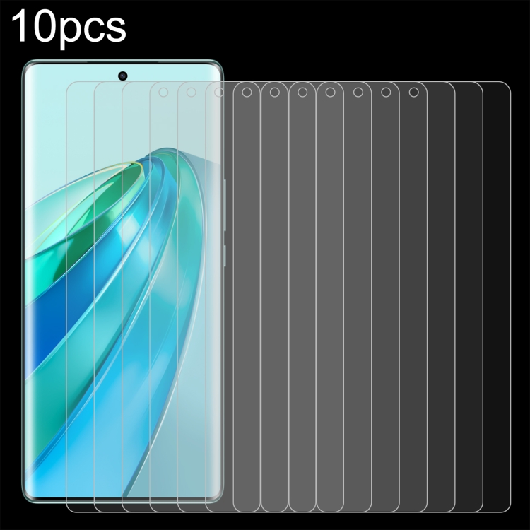

For Honor X9a 10pcs 0.26mm 9H 2.5D Tempered Glass Film