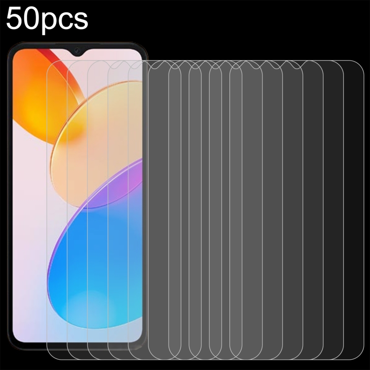 

For Honor X5 50pcs 0.26mm 9H 2.5D Tempered Glass Film
