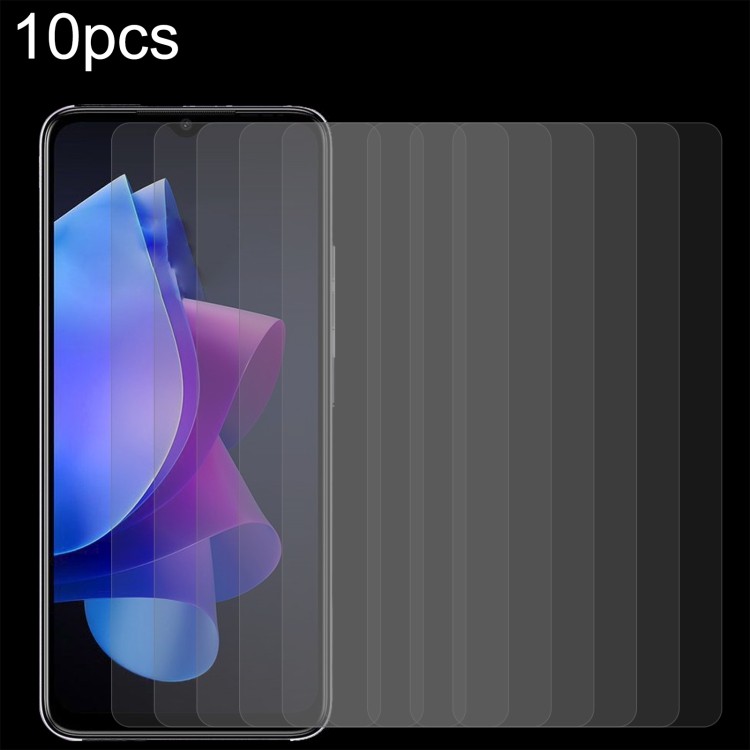 

For TECNO Pop 7 Pro 10pcs 0.26mm 9H 2.5D Tempered Glass Film