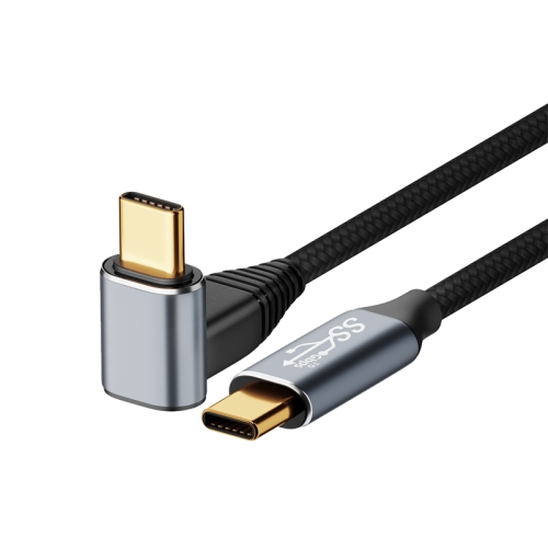 

For Steam Deck Gen2 100W USB-C/Type-C Male to USB-C/Type-C Male Stereo Curved Data Cable, Length:1.5m