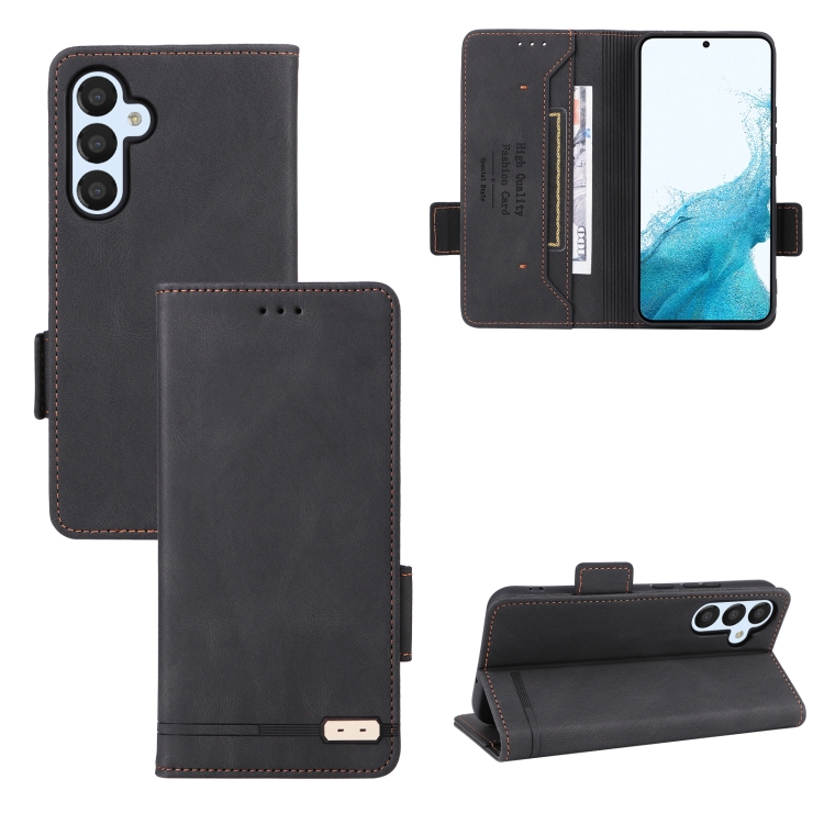 

For Samsung Galaxy A54 5G Magnetic Clasp Leather Phone Case(Black)