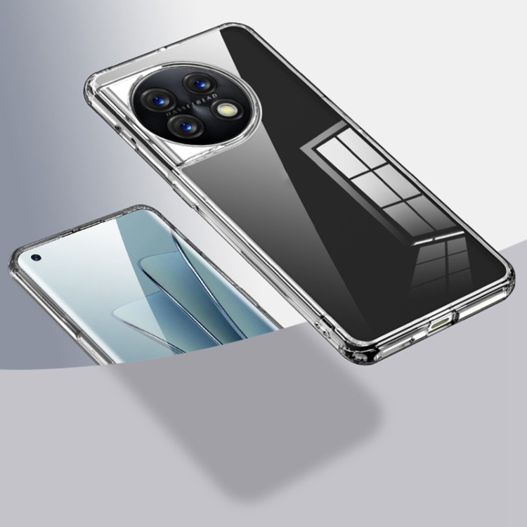 

For OnePlus 11 5G Armor Clear TPU Hard PC Phone Case(Clear)