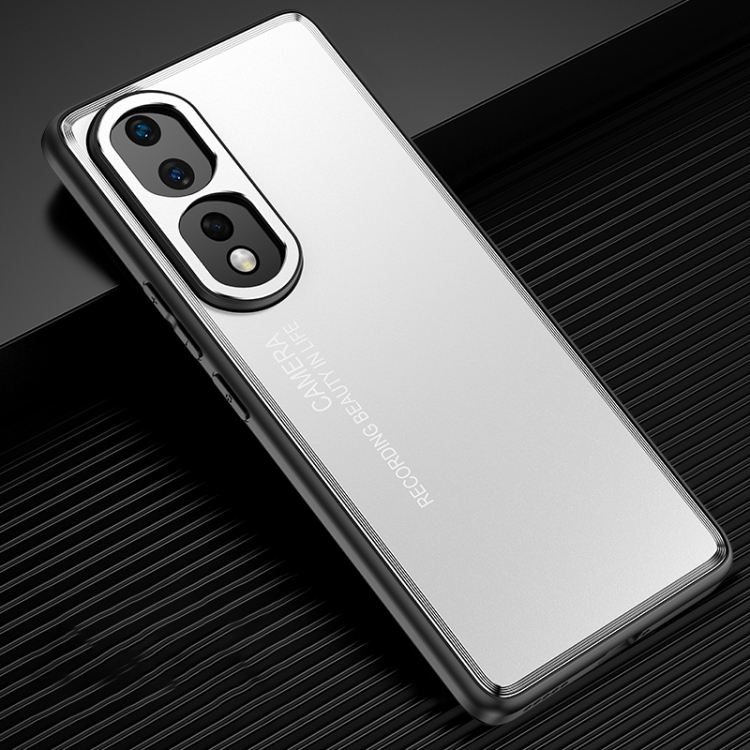 

For Honor 80 Pro Frosted Metal Phone Case(Silver)