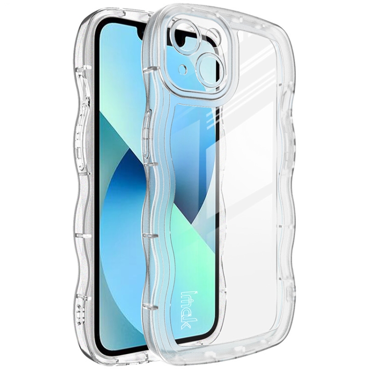 

For iPhone 14 Plus IMAK UX-8 Series Transparent Shockproof TPU Phone Case(Transparent)