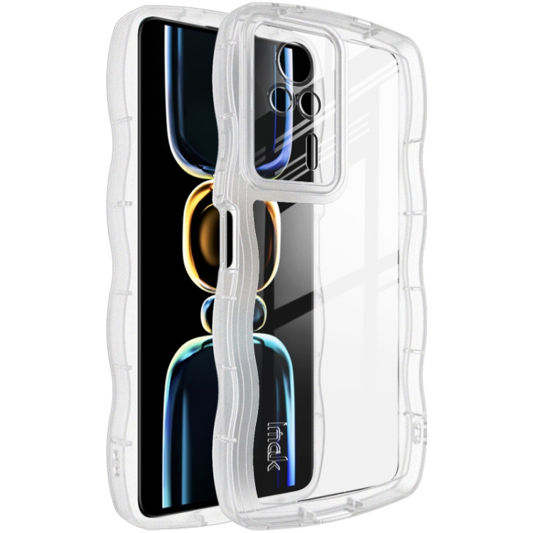 

For Xiaomi Redmi K60E 5G IMAK UX-8 Series Transparent Shockproof TPU Phone Case(Transparent)