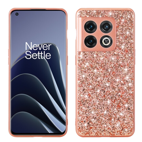 

For OnePlus Ace Pro / 10T Glitter Powder Shockproof TPU Phone Case(Rose Gold)