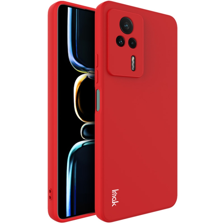 

For Xiaomi Redmi K60E 5G IMAK UC-4 Series Straight Edge TPU Soft Phone Case(Red)