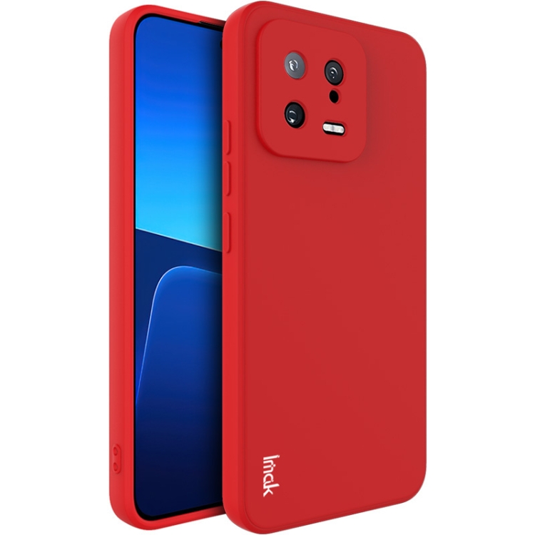 

For Xiaomi 13 5G IMAK UC-4 Series Straight Edge TPU Soft Phone Case(Red)