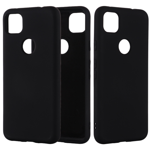 For Google Pixel 4a Pure Color Liquid Silicone Shockproof Full Coverage Case(Black) non hf pilot arc back striking s45 pt 60 pt60 ipt 60 ipt 40 pt 40 pt40 cutting torch consumables plasma torch inside head