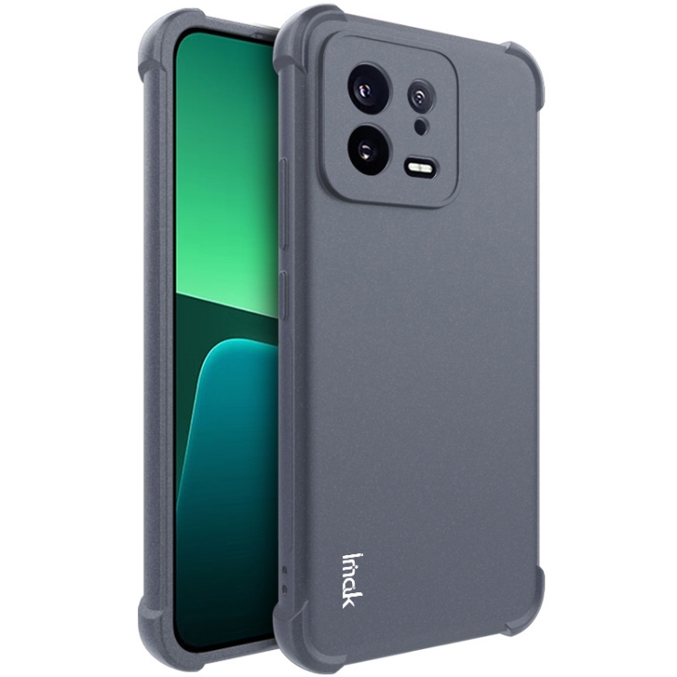 

For Xiaomi 13 5G imak Shockproof Airbag TPU Phone Case(Matte Grey)