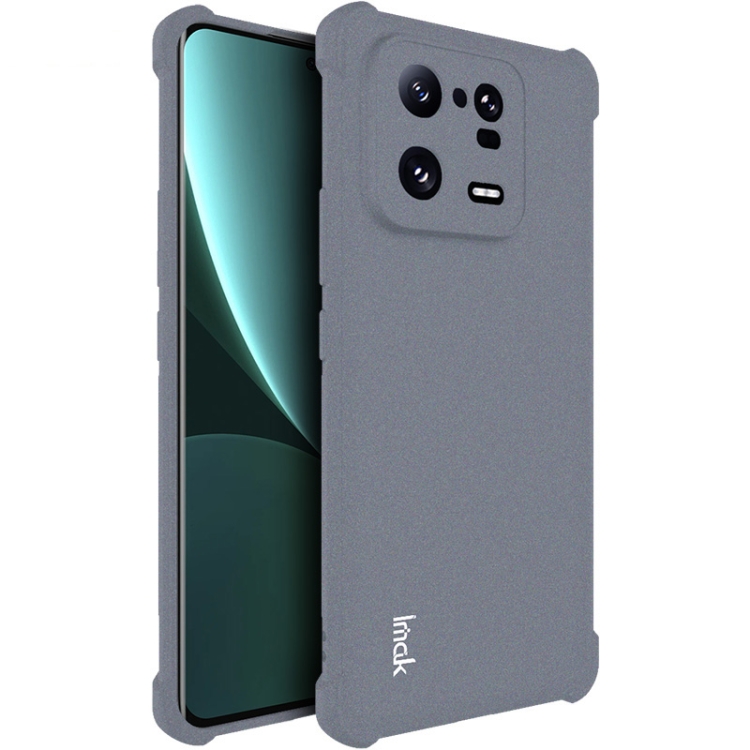 

For Xiaomi 13 Pro 5G imak Shockproof Airbag TPU Phone Case(Matte Grey)