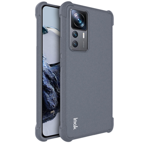 

For Xiaomi 12T Pro 5G imak Shockproof Airbag TPU Phone Case(Matte Grey)