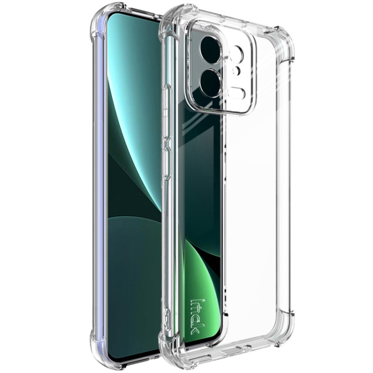 

For Xiaomi 13 5G imak Shockproof Airbag TPU Phone Case(Transparent)