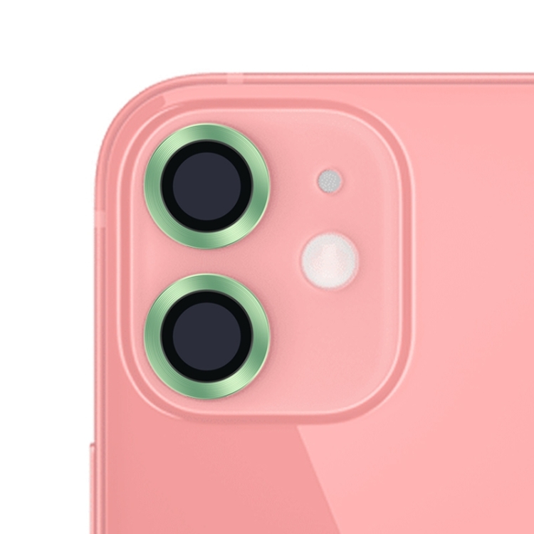 

For iPhone 11 CD Texture Metal Lens Tempered Film(Grass Green)
