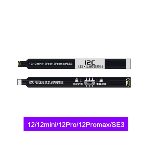 

For iPhone 12 mini / 12 / 12 Pro / 12 Pro Max / SE3 i2C Battery Boot Strap Test Flex Cable