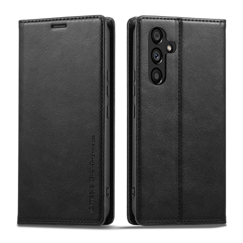 

For Samsung Galaxy A54 5G LC.IMEEKE RFID Anti-theft Leather Phone Case(Black)