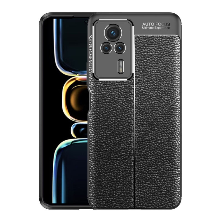 

For Xiaomi Redmi K60E Litchi Texture TPU Phone Case(Black)