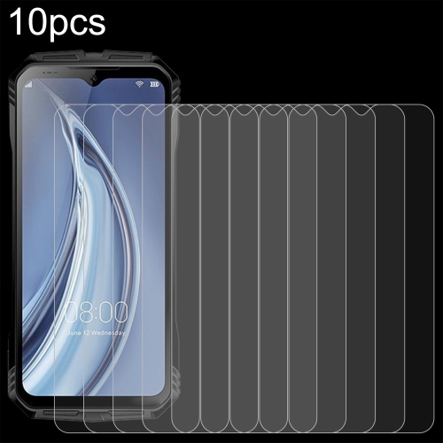 

For Doogee S100 Pro 10 PCS 0.26mm 9H 2.5D Tempered Glass Film