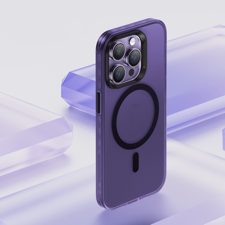 

For iPhone 14 Benks Light Sand Series Magsafe Magnetic Phone Case(Purple)