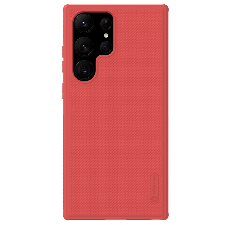 

For Samsung Galaxy S23 Ultra 5G NILLKIN Super Frosted Shield Pro PC + TPU Phone Case(Red)