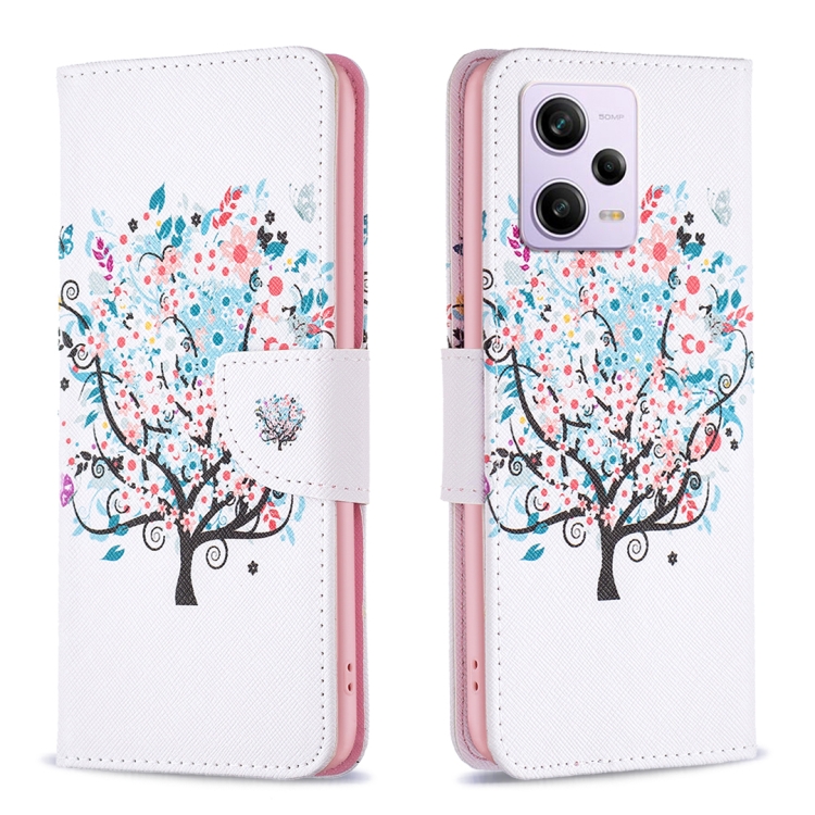 

For Xiaomi Redmi Note 12 Pro 5G Global Drawing Pattern Leather Phone Case(Tree)